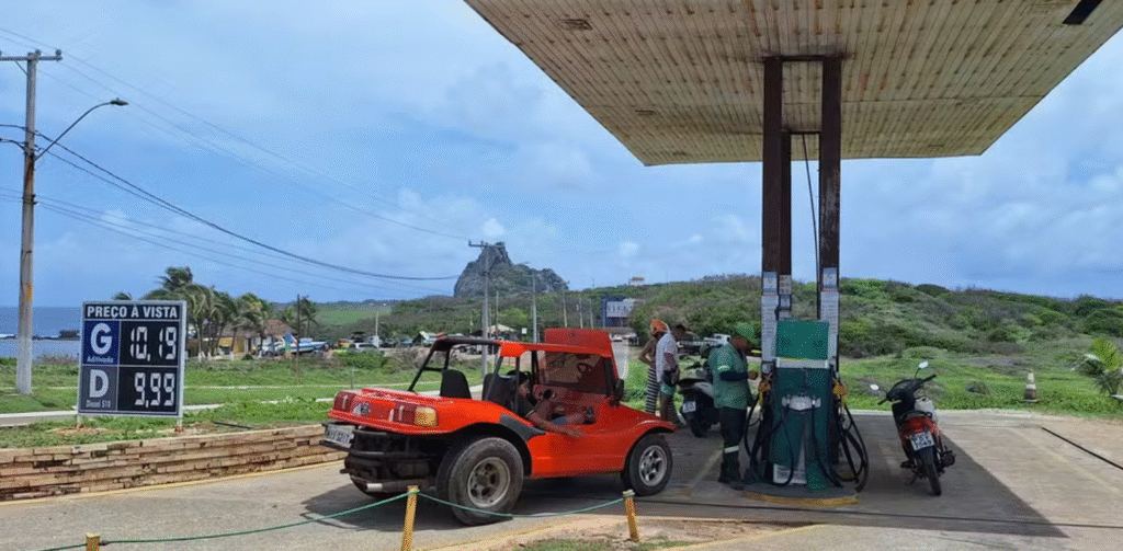 Onde abastecer o buggy em Fernando de Noronha